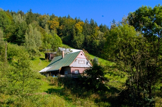 Chalupa Horní Dušníce s terasou - v Krkonoších